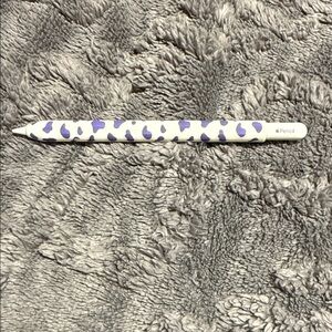 Apple Pencil Skin with Purple Spots